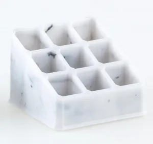 Die moderne Hausfrau Organizér na make-up Marmor