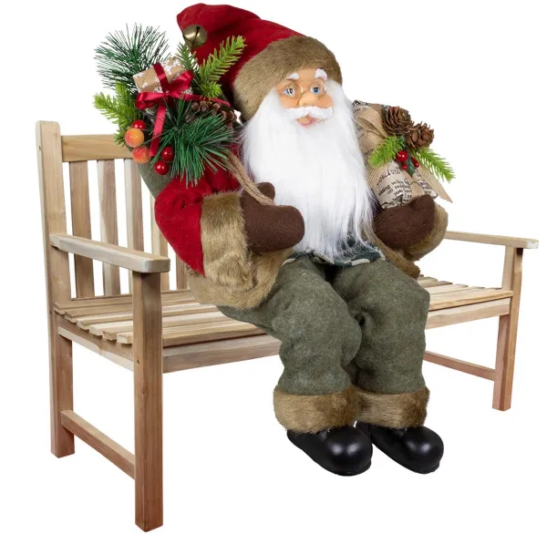 PM Euro-Trading Santa Claus, sedící, 45 cm