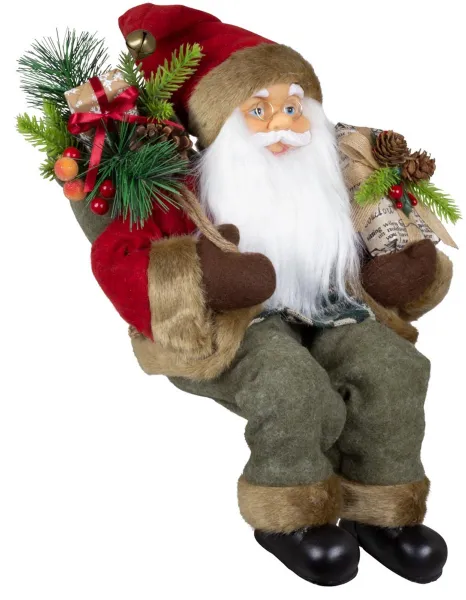 PM Euro-Trading Santa Claus, sedící, 45 cm