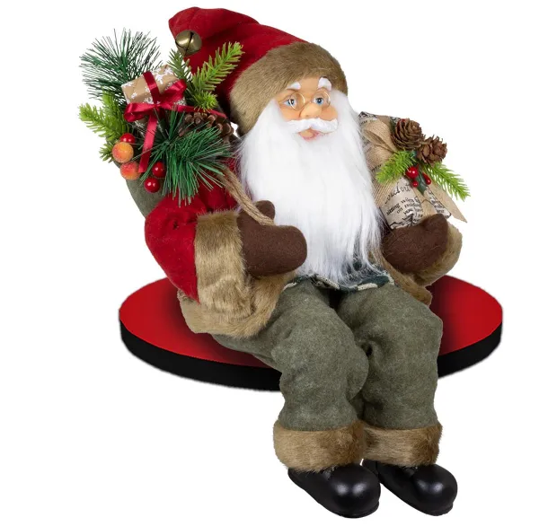 PM Euro-Trading Santa Claus, sedící, 45 cm