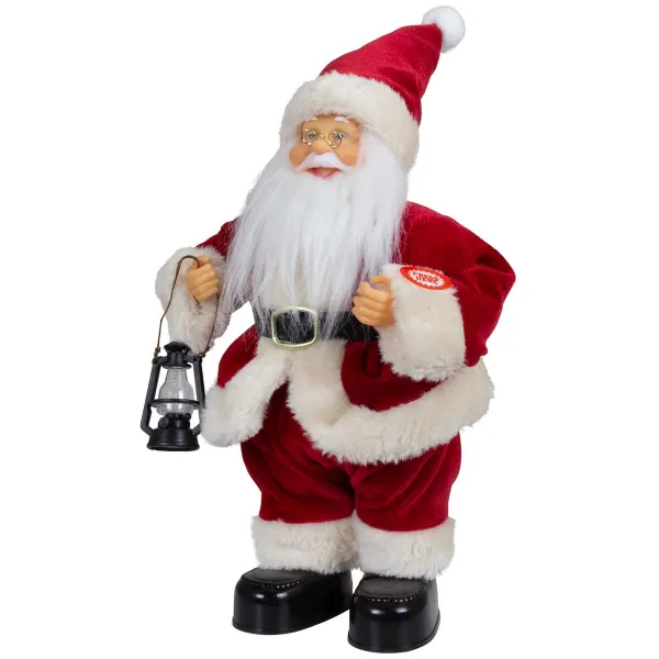 PM Euro-Trading Tancující Santa Claus, 30 cm