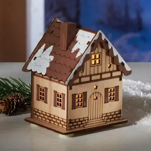 LED Dekorace Domeček zděný