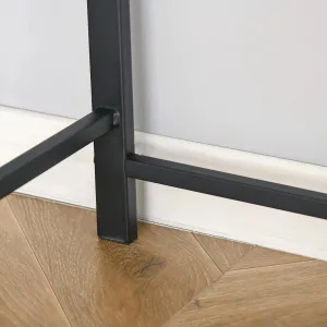 HOMCOM Počítačový stůl, ořech