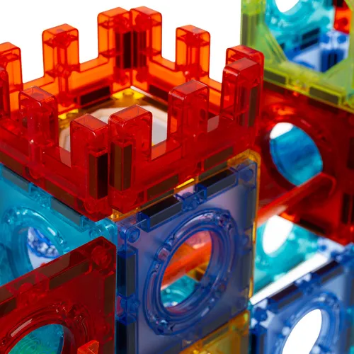 Viacfarebnáedukačnámagnetickástavebnica3D-96dielov