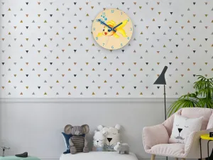ModernClock Detské nástenné hodiny Ami Zlatá rybka 30 cm viacfarebné