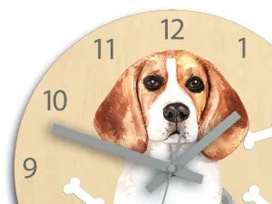 ModernClock Detské nástenné hodiny Ami Bígl 30 cm viacfarebné