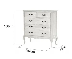 LivinHill Komoda Venezia 102 cm z masivu dub Benátský