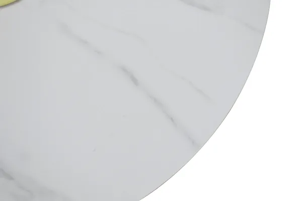LivinHill Konferenční stolek Modig M 80 cm eko kůže ecru/mramor