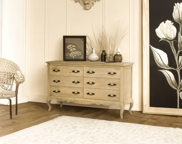 LivinHill Komoda Venezia 140 cm z masivu dub Benátský