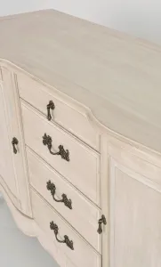 LivinHill Komoda Venezia 150 cm z masivu béžová