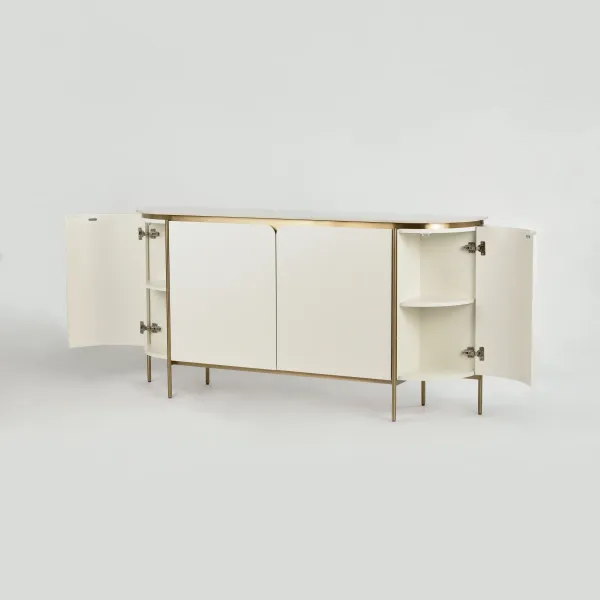 LivinHill Komoda Stilig 180 cm mramor/béžová