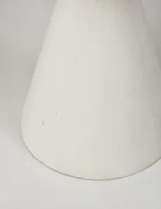 LivinHill Odkládací stolek Florence 40 cm z masivu bílý