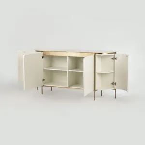 LivinHill Komoda Stilig 180 cm mramor/béžová