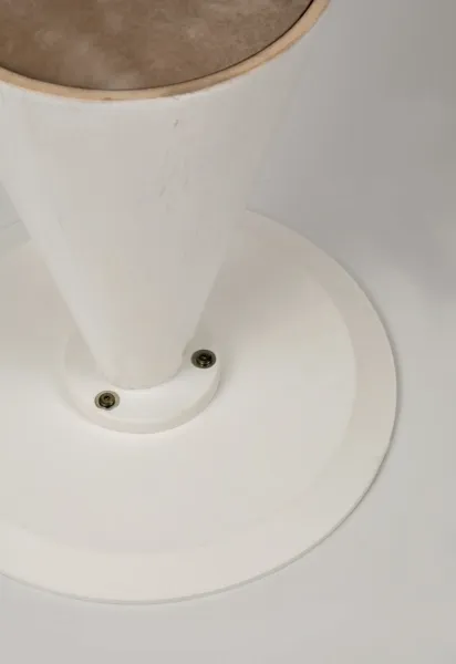 LivinHill Odkládací stolek Florence 40 cm z masivu bílý