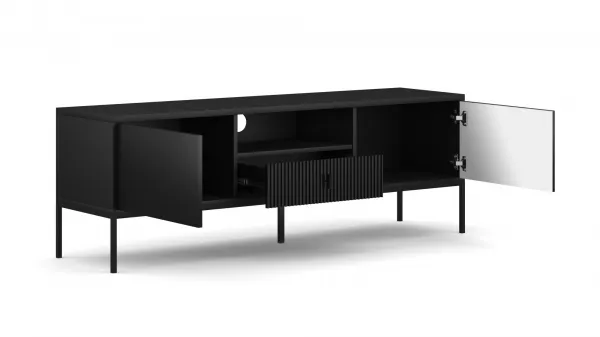 Vivaldi TV stolek Maggiore I 154,5 cm černý
