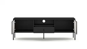 Vivaldi TV stolek Maggiore I 154,5 cm černý