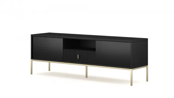 Vivaldi TV stolík Maggiore II 154,5 cm čierny