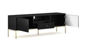 Vivaldi TV stolík Maggiore II 154,5 cm čierny
