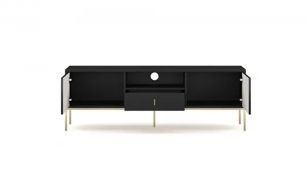 Vivaldi TV stolík Maggiore II 154,5 cm čierny