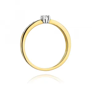 Blink-Blink Zásnubný diamantový prsteň 0.13 ct1708ZDB