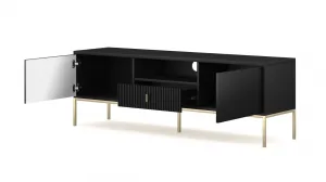 Vivaldi TV stolík Maggiore II 154,5 cm čierny