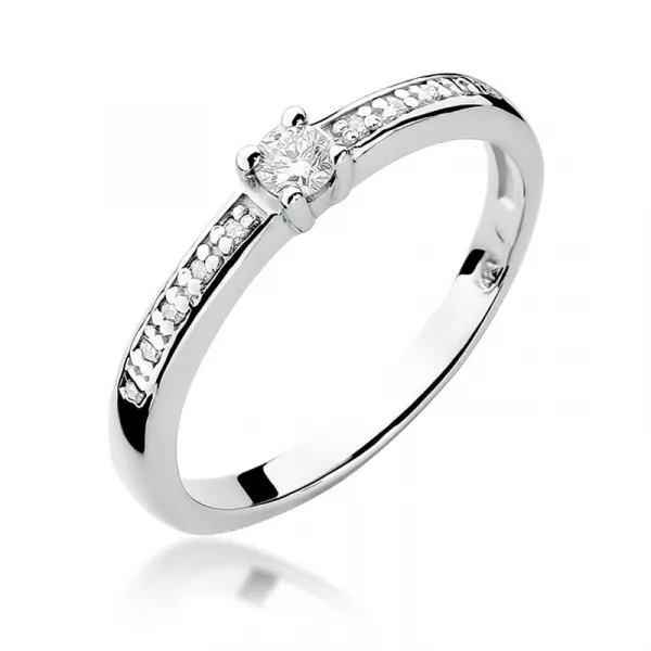 Blink-Blink Zásnubný diamantový prsteň 0.13 ct1708ZDB