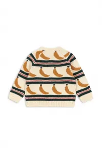 Detský kardigan s prímesou vlny Konges Sløjd BILLI KNIT CARDIGAN