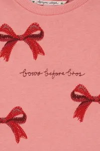 Dievčenské šaty Konges Sløjd LOU BOW SWEAT DRESS OCS