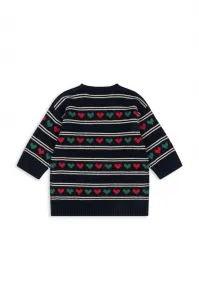 Detské šaty s prímesou vlny Konges Sløjd BELOU KNIT DRESS