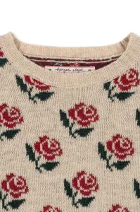 Detské šaty s prímesou vlny Konges Sløjd BELOU KNIT DRESS