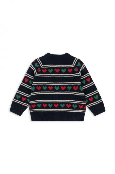 Detský kardigan s prímesou vlny Konges Sløjd BELOU KNIT CARDIGAN