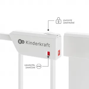 Zábrana do dverí Kinderkraft Safe Snap White