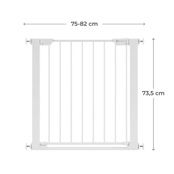 Zábrana do dverí Kinderkraft Safe Snap White
