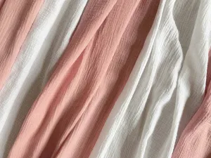 Mušelínová strieška na domčekovú posteľ PRUHOVANÁ Zvoľte farbu: Modrá, Zvoľte rozmer: 320 cm