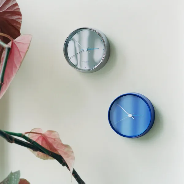 Nástenné hodiny Henning Koppel, 10 cm, leštená nerezová oceľ - Georg Jensen