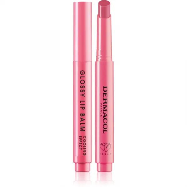 Dermacol Beauty Stick Glossy Lip Balm ošetrujúci lesk na pery s chladivým účinkom vône 04 Lychee 2.2 g