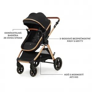 Kočík Kinderkraft Esme Pro 3v1 Farba: Moonlight Grey