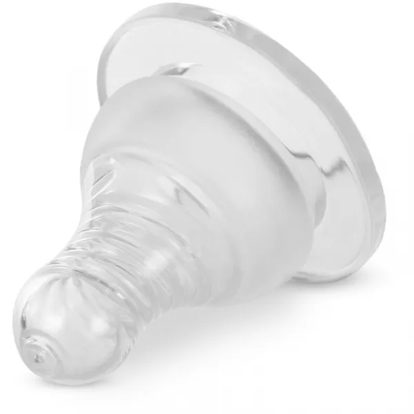 Baboo Liquid Silicone Teat Fast Flow cumlík na fľašu Narrow Neck 6m+ 2 ks