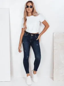 Dámske skinny rifle granátové