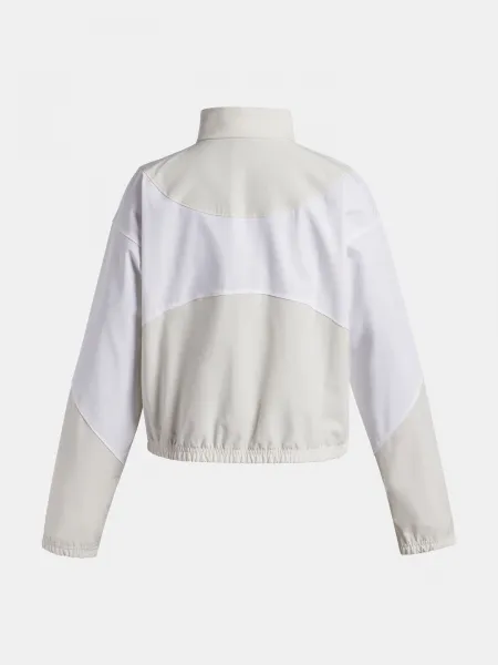Under Armour UA Rival Woven Jacket-WHT - Girls