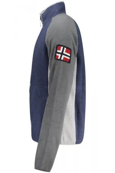 NORWAY 1963 MEN'S BLUE ZIP-UP SWEATSHIRT