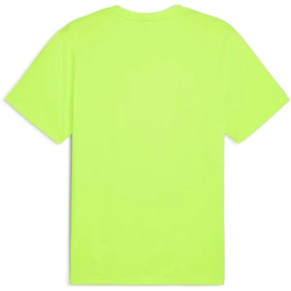 Puma M TAD ESSENTIALS SOLID CAT TEE Pánske tričko, svetlo zelená, veľkosť