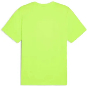 Puma M TAD ESSENTIALS SOLID CAT TEE Pánske tričko, svetlo zelená, veľkosť