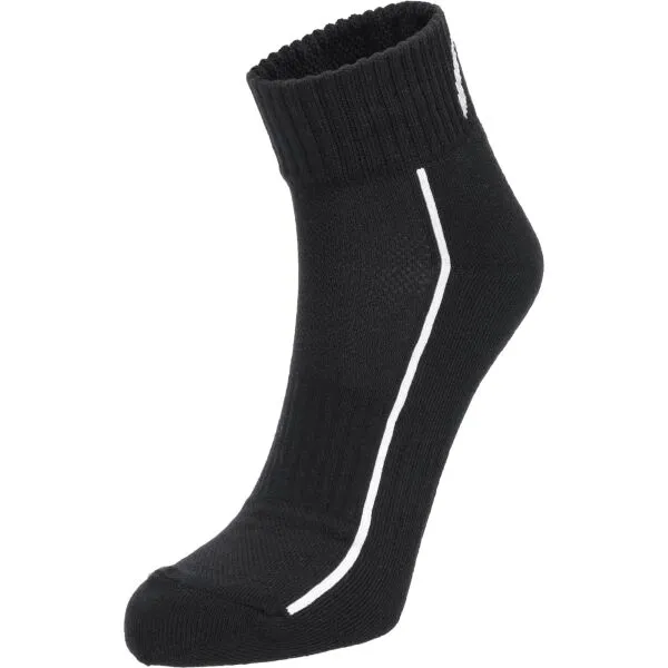 Head ALL SPORTS PERFORMANCE QUARTER 2P Unisex ponožky, čierna, veľkosť 43-46