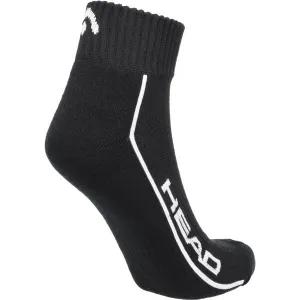 Head ALL SPORTS PERFORMANCE QUARTER 2P Unisex ponožky, čierna, veľkosť 43-46