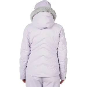 Rossignol W STACI INSULATED JKT Dámska lyžiarska bunda, fialová, veľkosť