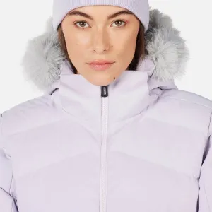 Rossignol W STACI INSULATED JKT Dámska lyžiarska bunda, fialová, veľkosť