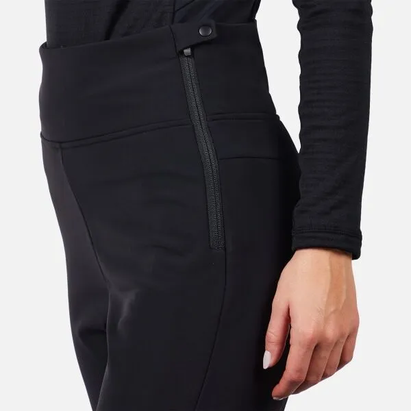 Rossignol W SKI SOFTSHELL PANT Dámske lyžiarske nohavice, čierna, veľkosť