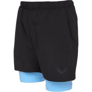 CASTORE FLOW 2-IN-1 SHORT Pánske športové šortky, čierna, veľkosť