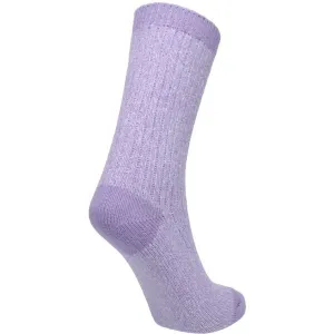 Columbia 2PP SUPER SOFT MICRO POLY MARL RIB CREW Dámske ponožky, fialová, veľkosť